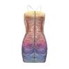 Women's Sexy Halter Hot Drill Bag Hip Slim-fit Short Dress Fashion Casual Party Dress