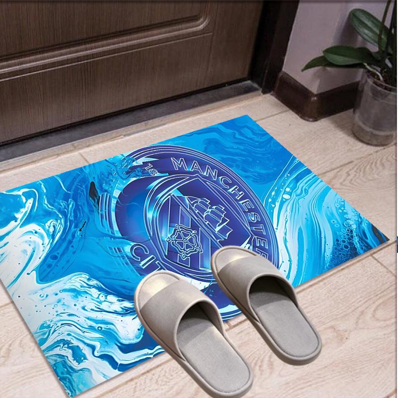 Manchester Football FC Pattern Rug, Indoor/Outdoor Mat, for Picnic, Gameroom, Bedroom, Office, Living Room, Home Decor Carpet, Birthday Gift