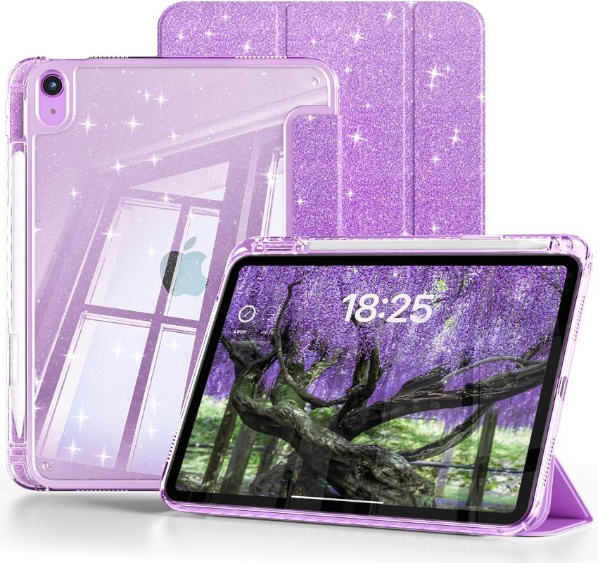 Glitterende Sprankelende Hoes voor iPad (A16)11e 11 A3354 A3355 A3356 Smart Cover iPad 11 10e 10.9  A2696 A2757 A2777 Hoesje Ipad 10th 10.9 2022