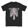 Casual T Shirt Summer Breast Cancer Awareness Skeleton Wear Pink Ribbon Skeleton T Shirts Cotton Tee Shirt for Man Y2K Top Tees
