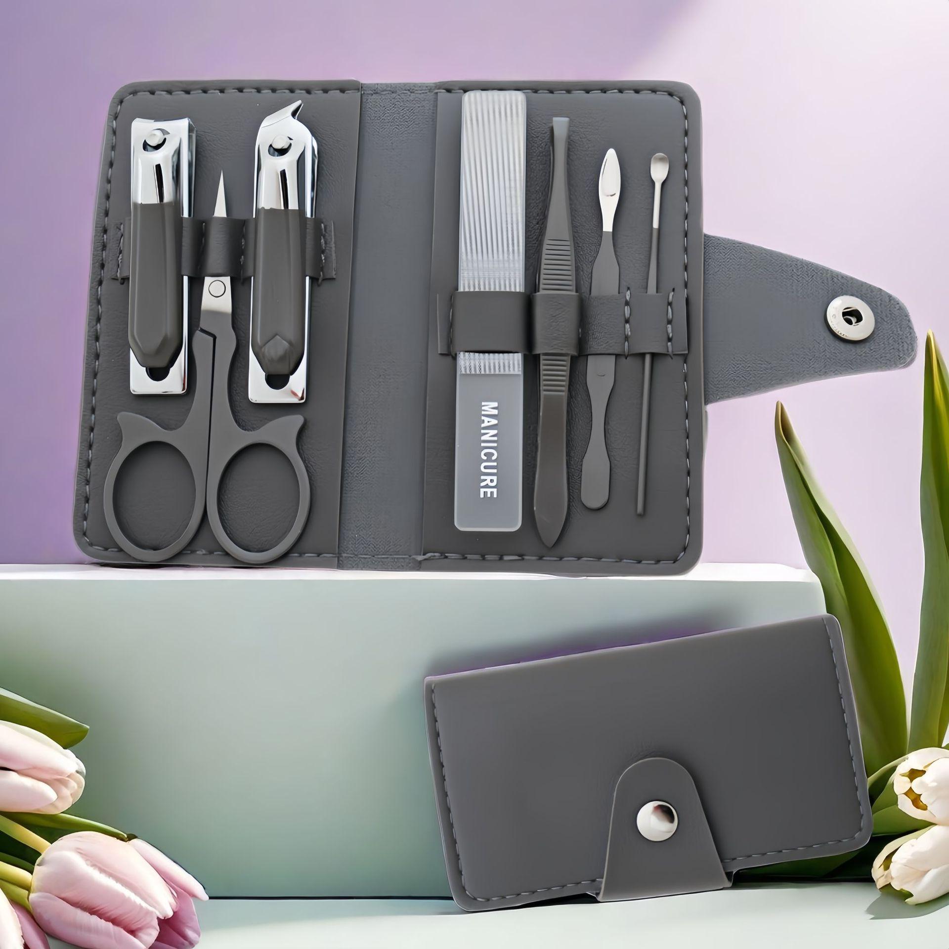 22-Piece Nail Clipper and Manicure Set - White Clippers and 18-Piece Nail File Kit