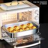 Stainless Steel Baking Pan With Lids Deep Dish For Fish/Pasta/Grilling Oven & Dishwasher Safe Cookware