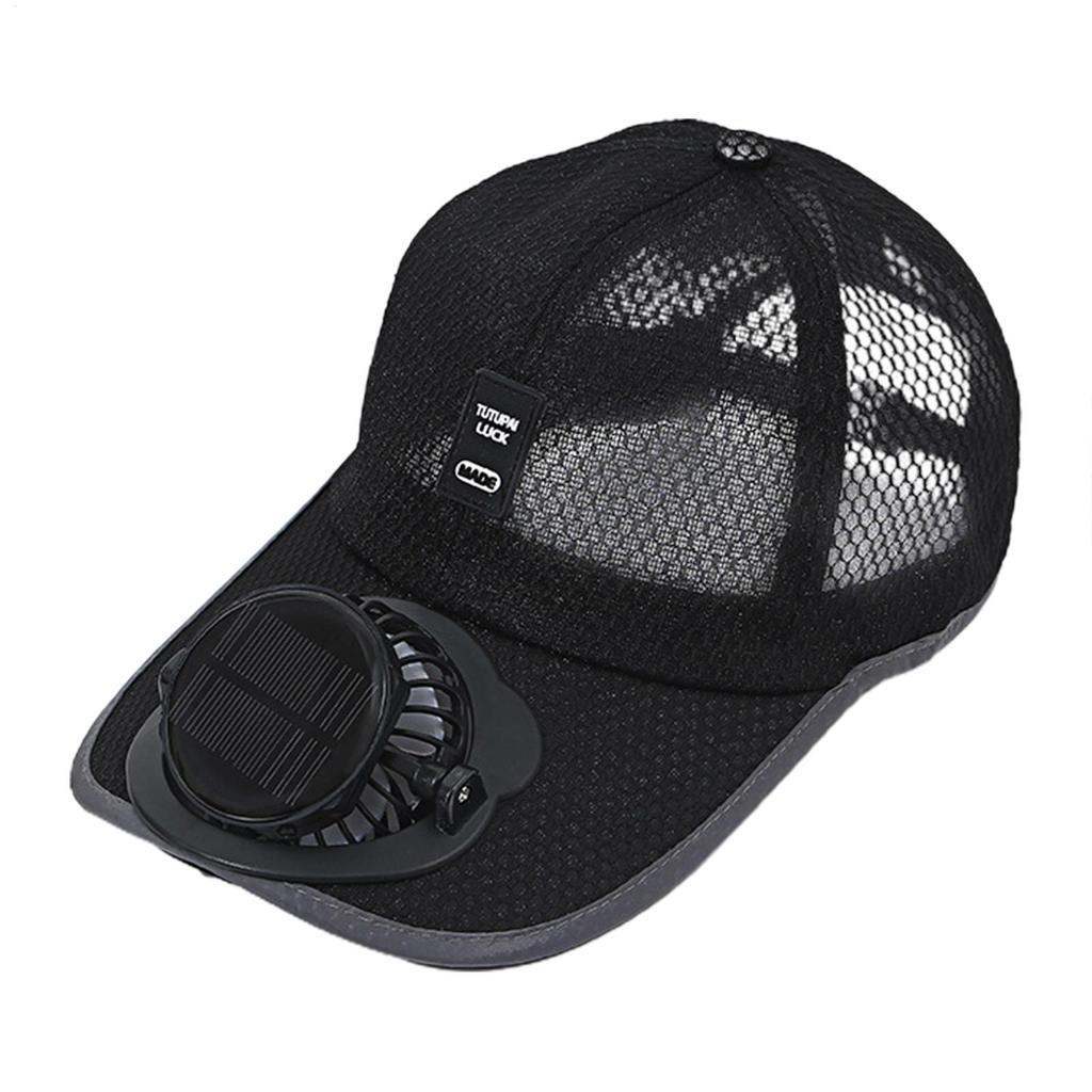 Solar Fan Hat Breathable Sunhat With Solar Fan Outdoor Solar Fan Baseball Caps Beach Cooling Fan Hat For Hiking Beach Summer