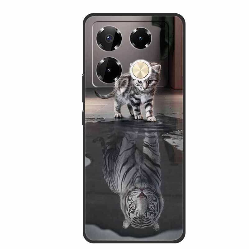 Case For Infinix Note 40 Pro 4G TPU Soft Silicone Back Cover for Infinix Note40 Phone Cases X6850 X6853 Original Colorful Capa