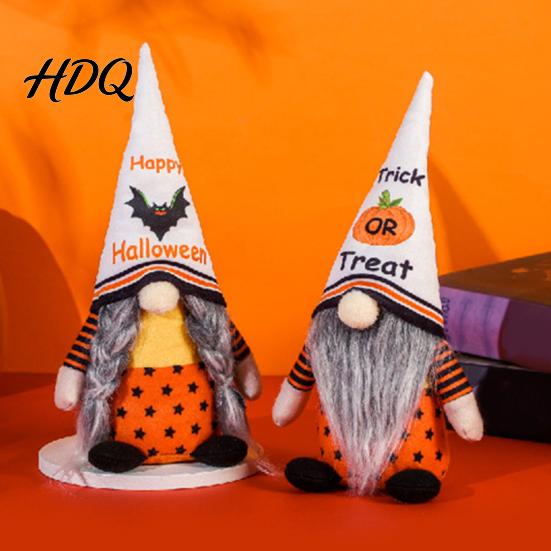 Halloween Holiday Decorations Gnome Decor Rudolph Faceless Doll Figurine for Shelf Table