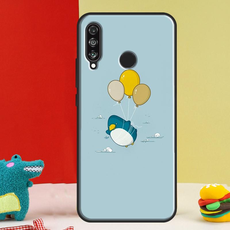 Penguin For Huawei Nova 12s 12i 11i 8i 9 10 SE Y91 Y90 Y60 Y70 Y72 Y61 P20 P40 P30 Lite P60 Pro Case