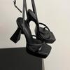 Fashion Women Shoes Summer High Heel Sandals Narrow Band Platform Women Sandals Shoes Fashion Open Toe High Heel Party Dress Ladies Shoe