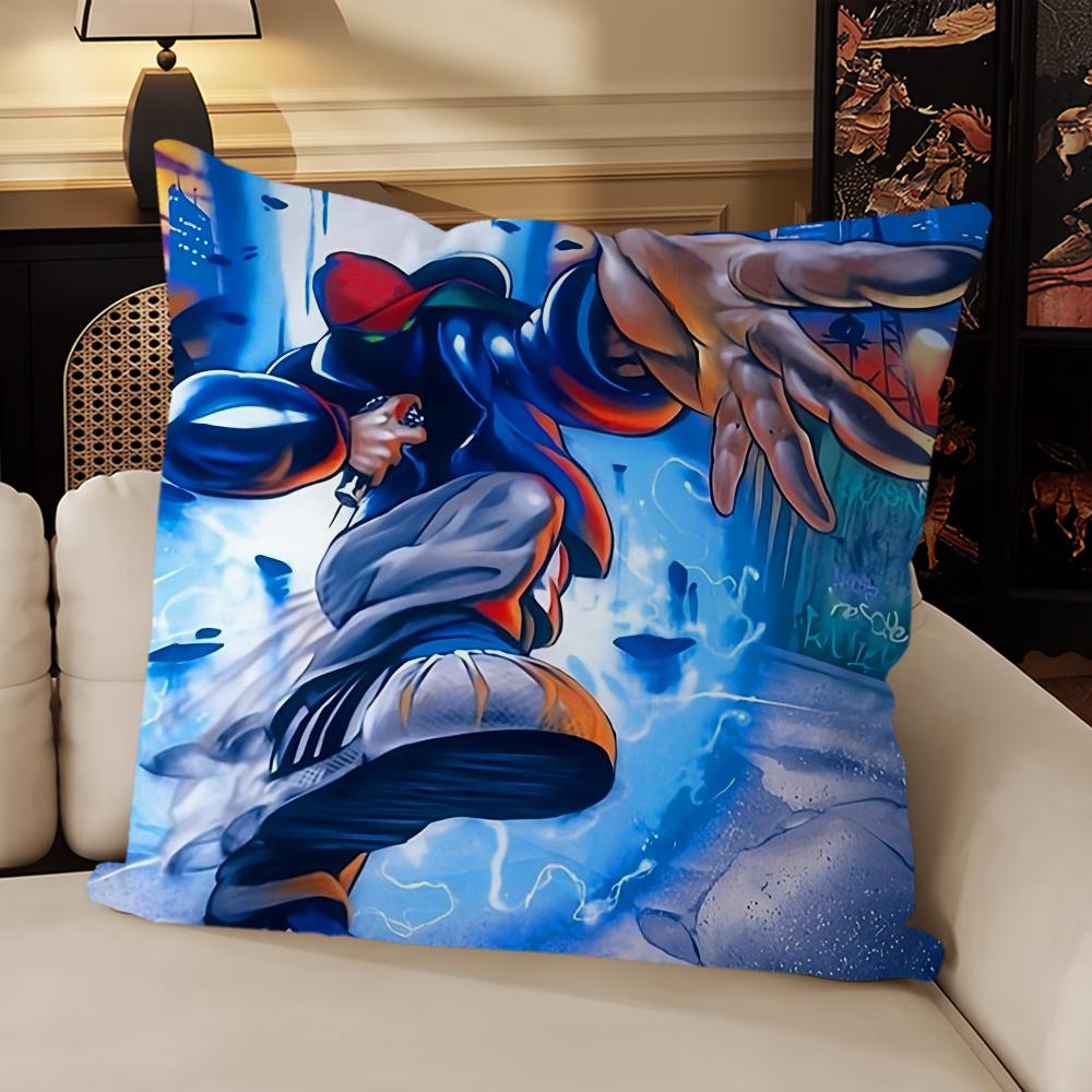 Rock Band Limp Bizkit Music Pillow Case Sofa Living Room Bedroom Headboard Backrest Cushion Square Cushion Nap Time