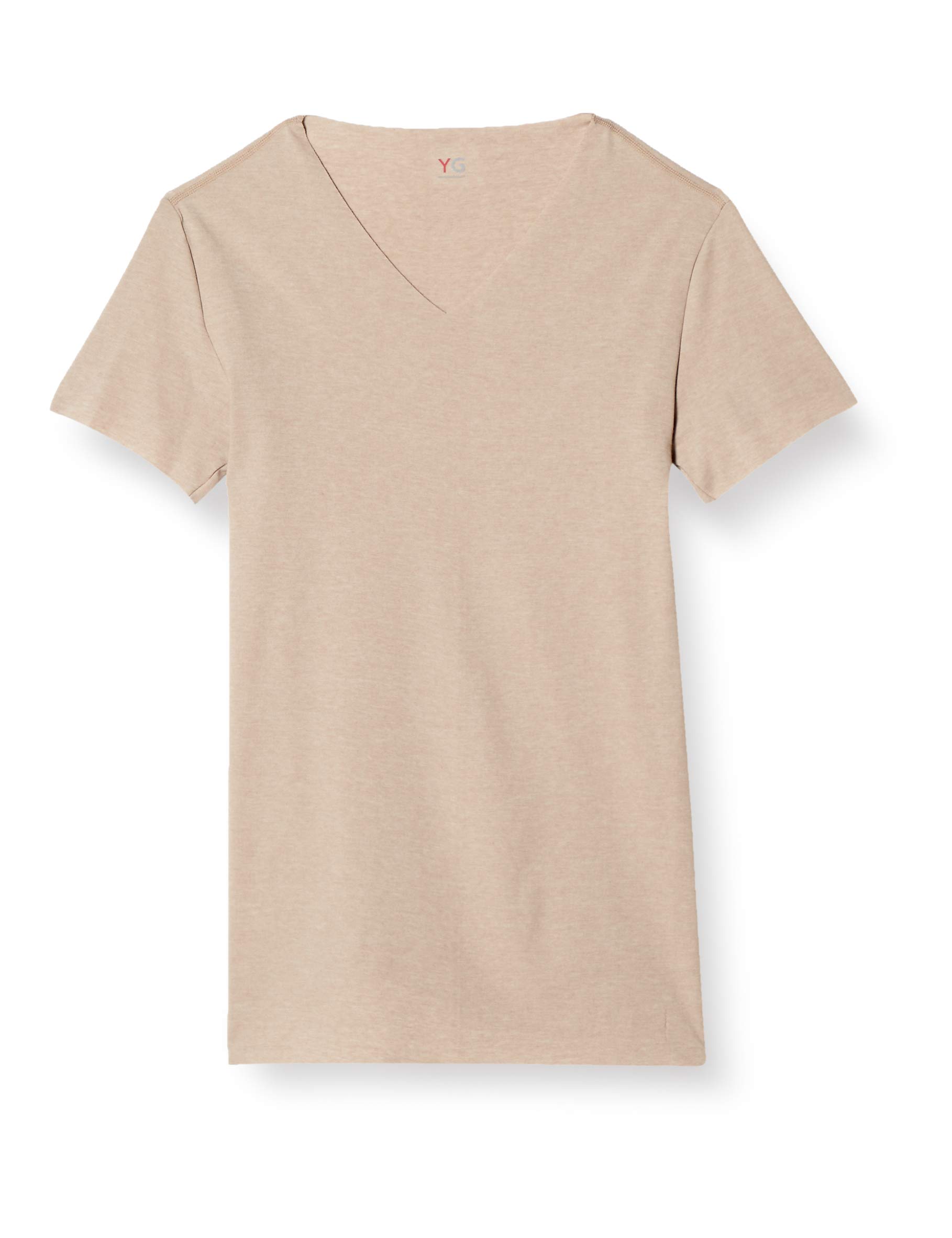 

Внутренняя футболка YG Cool CUT OFF Series YV1915 Чистый бежевый M [Gunze] Футболка с V-образным вырезом Мужская