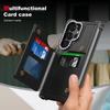 Luxury Glitter Bling Card Slot Holder Wallet Flip Phone Case for Samsung Galaxy S24 Ultra Plus Purse Kickstand PU Leather Cover