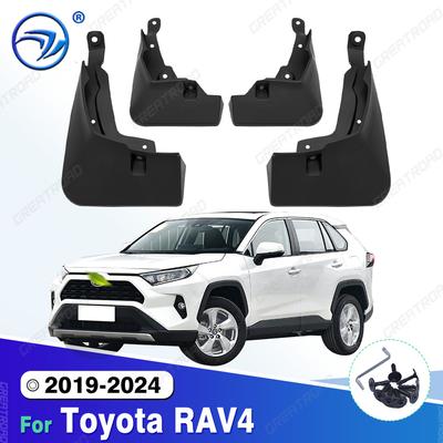 Odolné ABS lapače nečistot pro Toyota RAV4 -2024 Autolapače Ochranné lemy Snadná vysoká Auto příslušenství