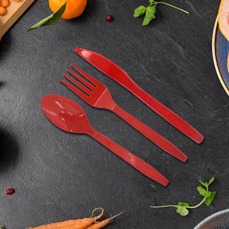 Biodegradable Disposable Plastic Soup Spoons – Thickened, Individually Packaged for Takeout & Portioning Spoon