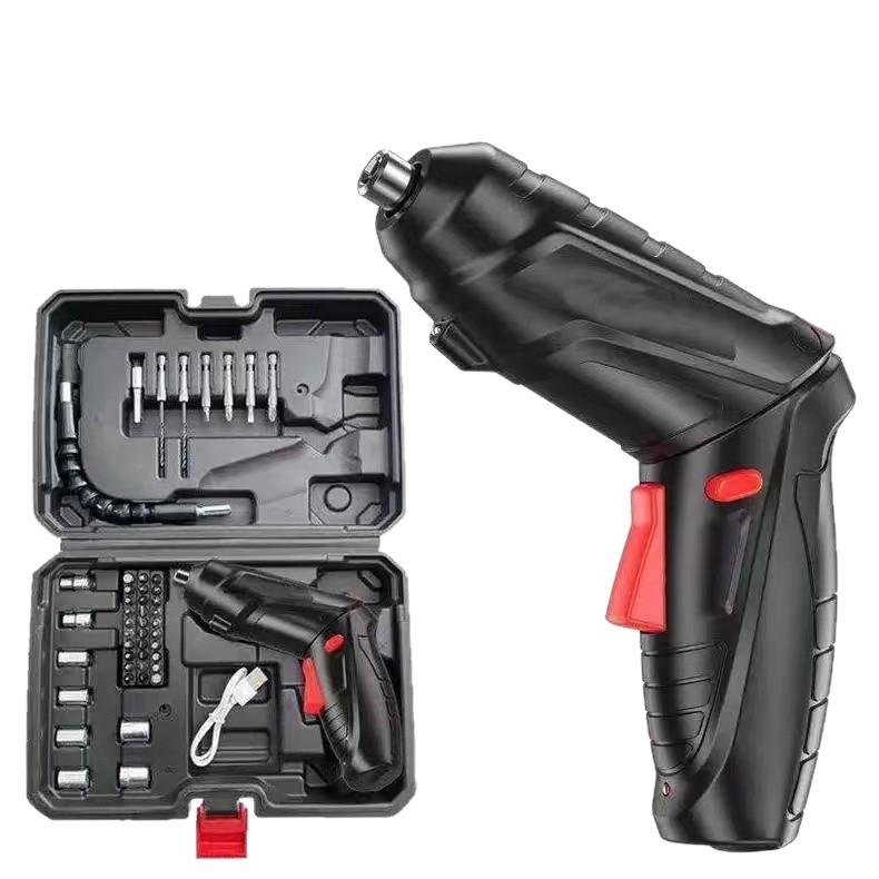 47-Piece Folding Electric Screwdriver Set: Rechargeable Lithium Multifunctional Tool