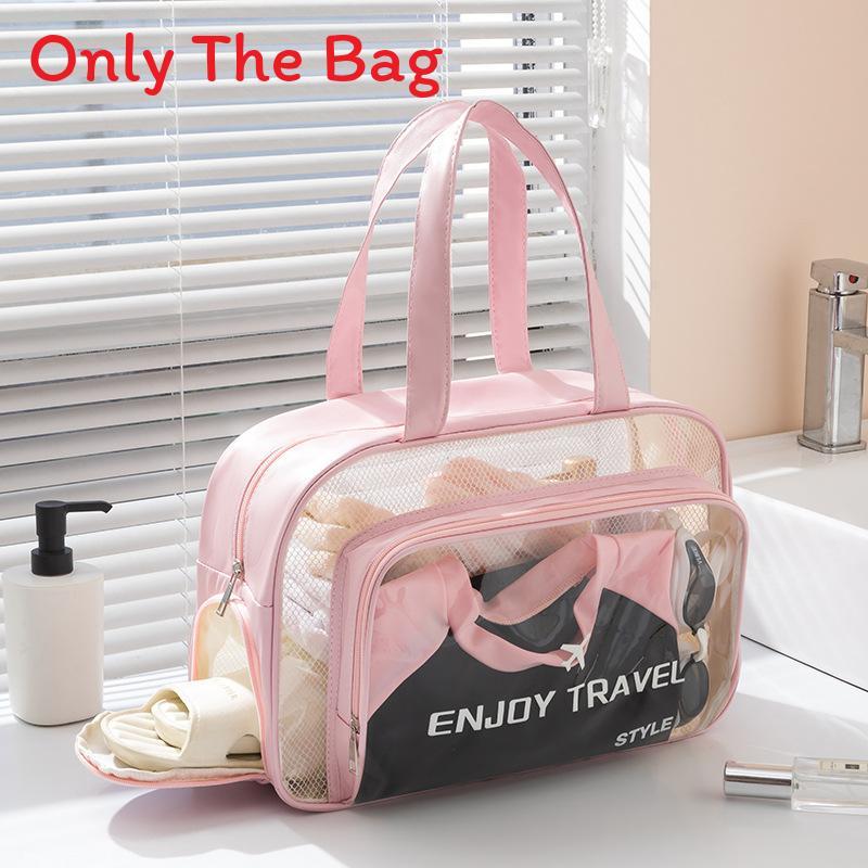 Pvc Travel Swim Bag With Dry Wet Separation And Shoe Compartment For Gym And Beach Use