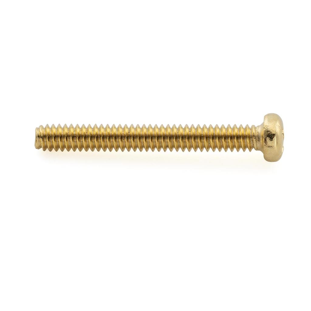 Musiclily Ultra UNC#3-48X0.78" (2.5x20mm) Stainless Steel Humbucker Pickup Mounting Screws for Fender USA and MIM Electric Guitars, Gold (Pack of 20)