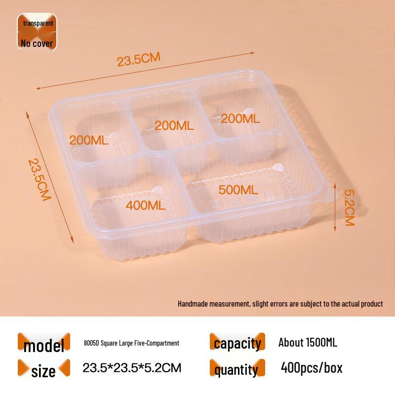 Одноразовый бумажный ланч-бокс ZISIZ