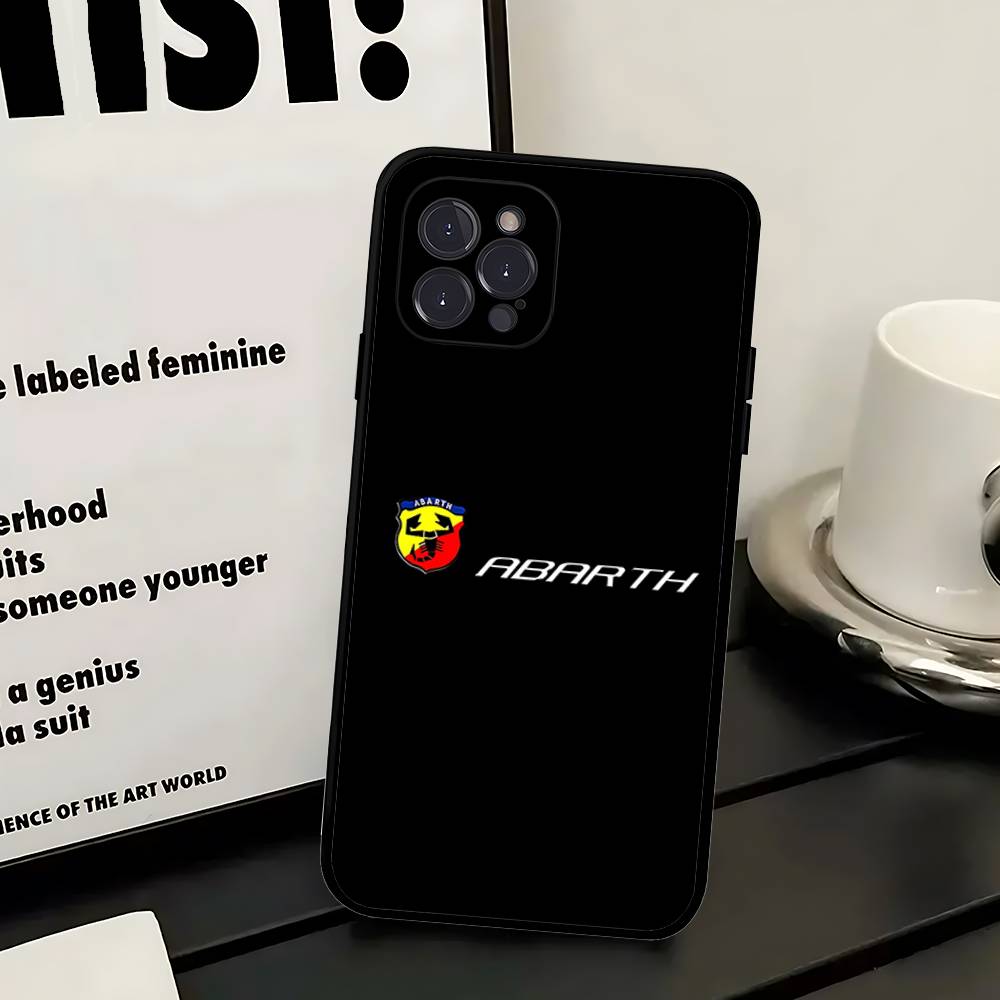 

A-AbarthS-S Logo Phone Case For Iphone 17 Air 16 15 14 13 12 11 Pro Max 16 15 14 Plus TPU Soft Case iPhone 15 pro