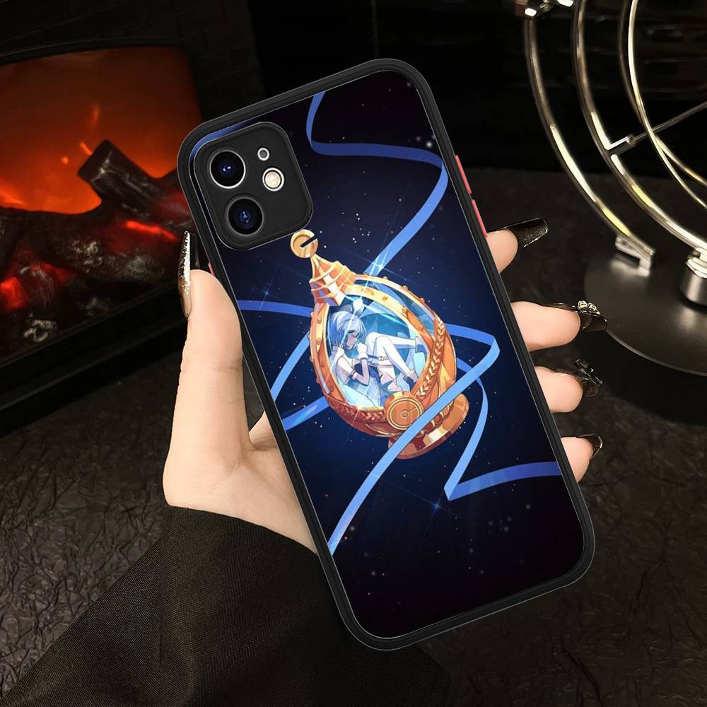 Coques de téléphone pour iPhone 16 15 14 Plus 13 12 11 Pro Max, Housse de téléphone Bumper Mate Oft, Fille Anime Puella Magi Madoka Magica