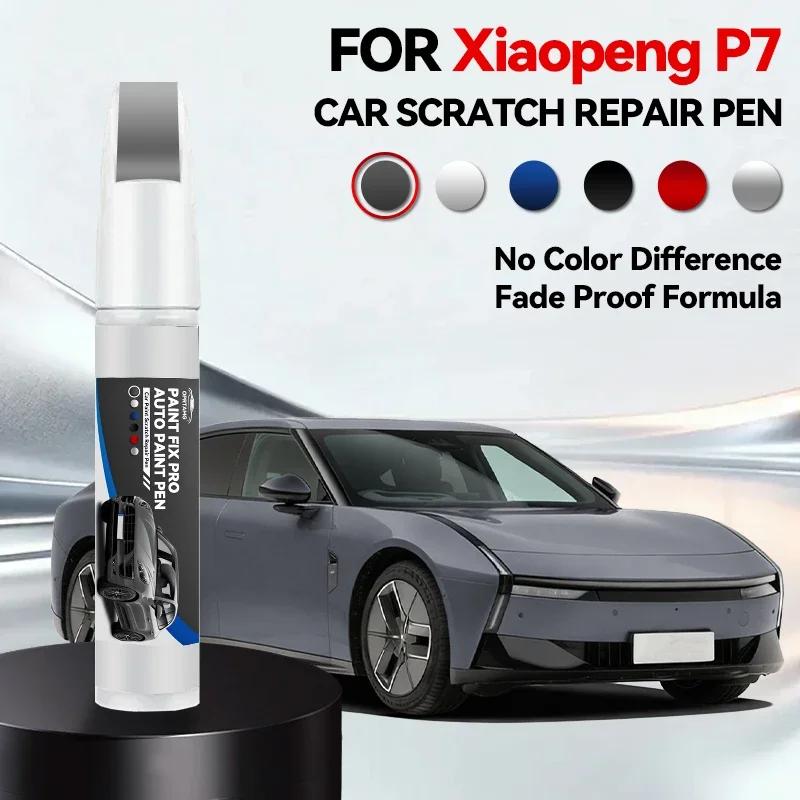 For Xiaopeng P7 Paint Repair Pen Touch Up Scratch Remover DIY Auto Accessories Black White Silver Blue Grey Red