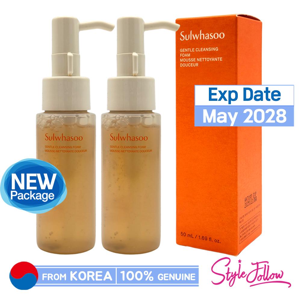 2pcs/50ml+50ml_[SULWHASOO] Gentle Cleansing Foam 50ml (Sample)