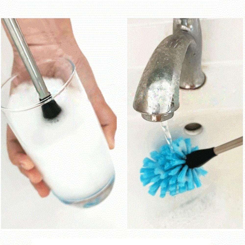 Nylon Water Bottle Cleaning Brush Set Resuable Long Handle Bottle Cleaner Set   Tumblers
