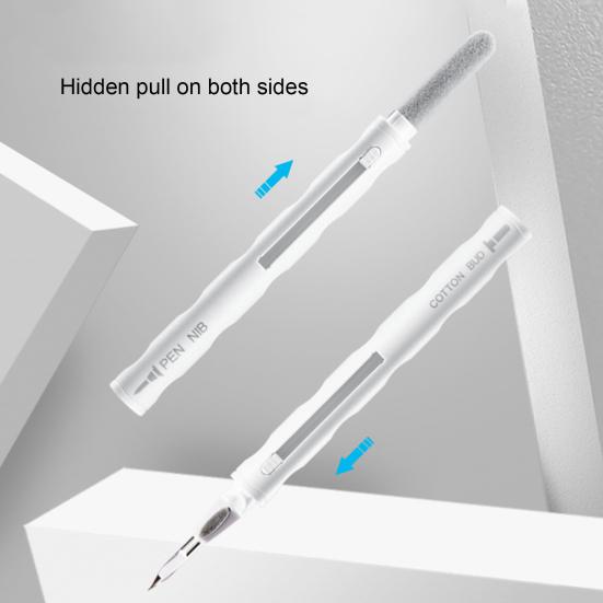 

Ручка для чистки наушников Легкая флокирующая губка Портативная ручка для чистки наушников Многофункциональная ручка для чистки наушников, совместимая с Bluetooth