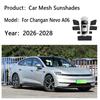 Car Mesh Sunshade For Changan Nevo A06 2026~2028 Windshield Privacy Curtains Heat Insulation Sunscreen Sun Visors Accessories