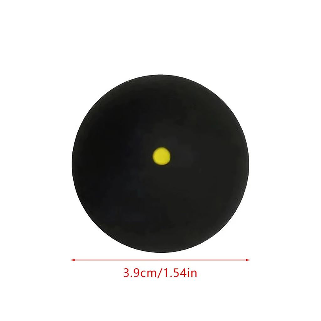 Professional Squash Ball Premium Construction Light in Weight Rubber Ball Suitable for Intermediate Entertainment
