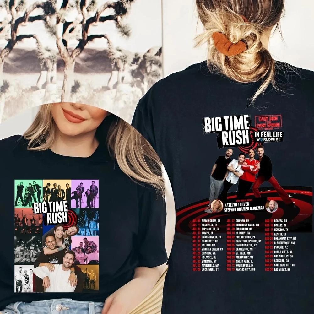

Big Time Rush in Real Life Worldwide Tour 2025 Shirt Big Time Rush 2025 TShirt Unisex T-Shirt XXL