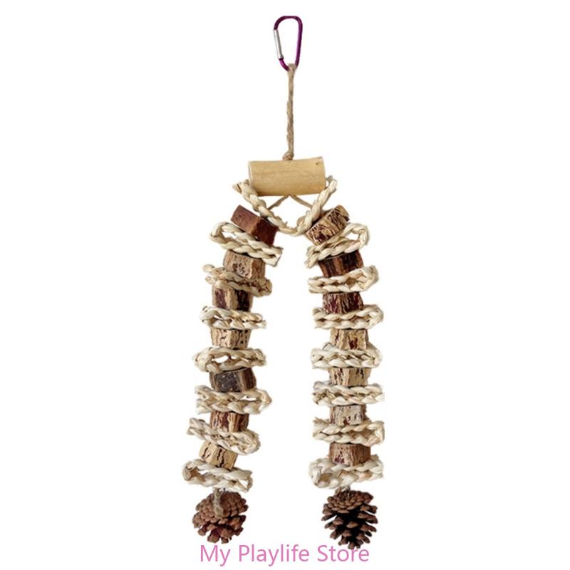 

Игрушка для птиц из деревянных блоков Клетка для птиц Подвесные шишки Игрушка для птиц Аксессуары для клеток для птиц Волнистые попугайчики Жевательная игрушка Игрушка для клевания попугаев Ара