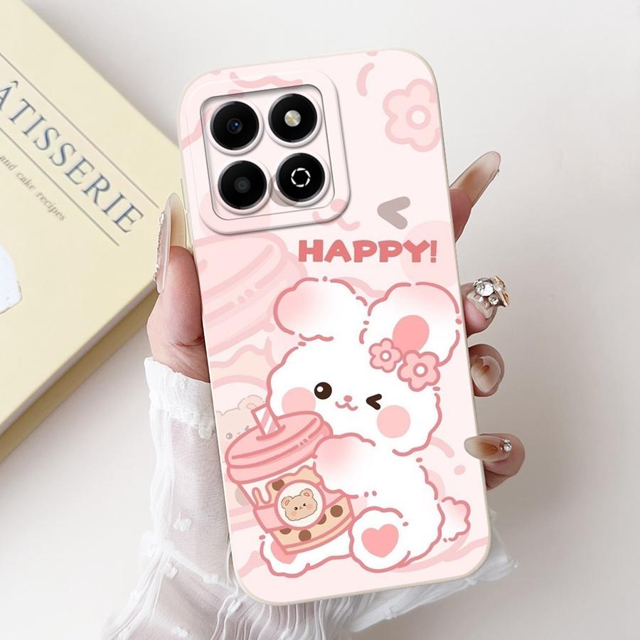 For Honor X6a Case WDY-LX1 Capa Cute Cartoon Soft Silicone Cover For HonorX6a X 6B X6 b Shell Matte Len Proective Phone Fundas
