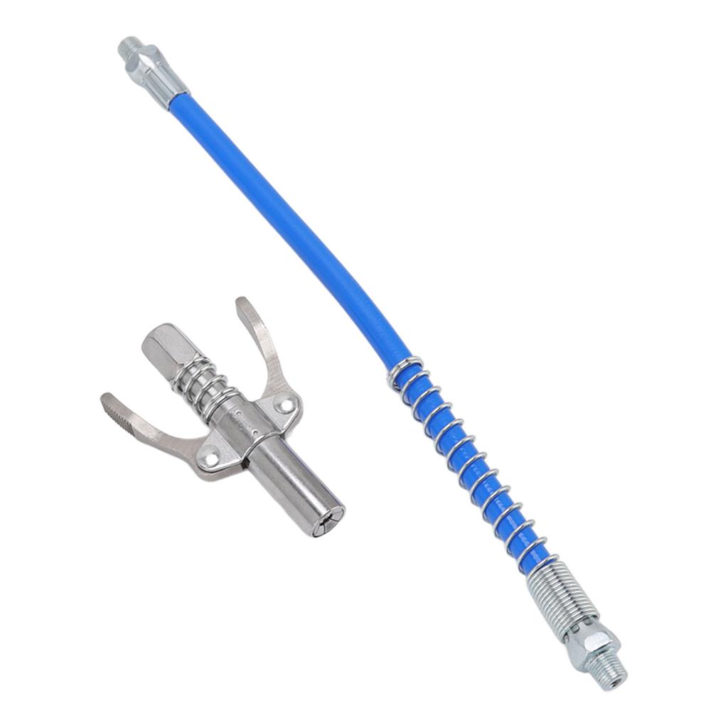 Grease Tool Coupler Electric Manual High Pressure Oil Nozzle Double Locking Clamp Grease Nozzle