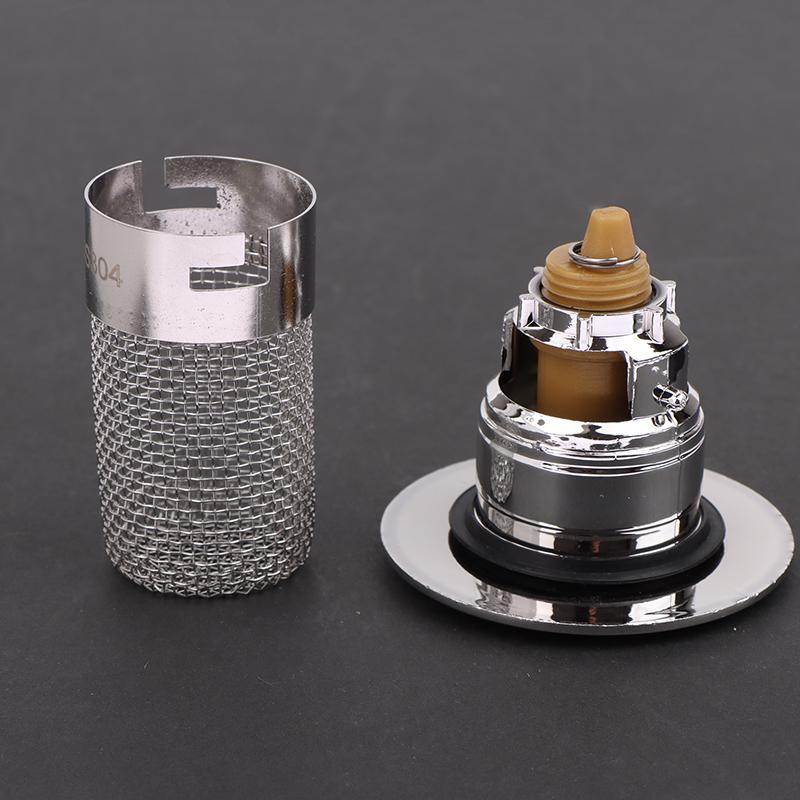 Bathroom Sink Plug Stopper Pop-Up Sink Drain Strainer Plug Universal Basin Core Drain Filter For 8Cm Depth Shower Sink Filter