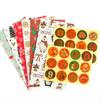 Christmas Gift Bags with Stickers - 24 Sets Advent Calendar Candy Paper Bags
