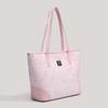 Cute girl pink print tote bag women's new high-value versatile student commuting to class shoulder