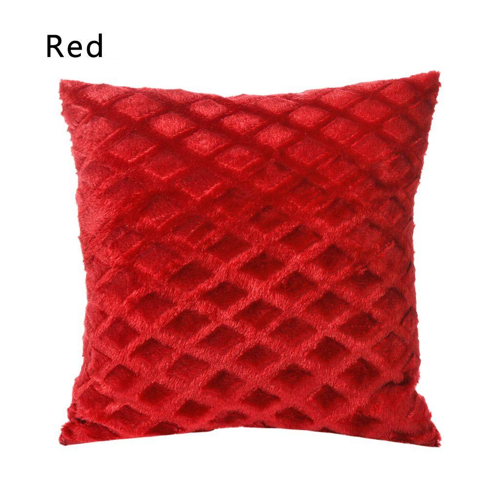 Soft Car Seat Home Decor Cushion Cover Throw Pillow Cases Winter Warm Corduroy
