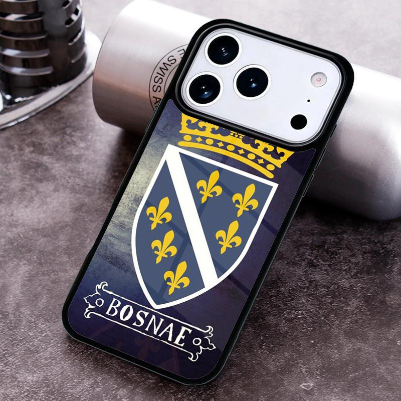 

Bosna i Hercegovina Heart Phone Case For iPhone 17 16 15 14 13 12 11 Pro Max Plus 17Air Soft Silicone Cover iPhone 15 Pro Max