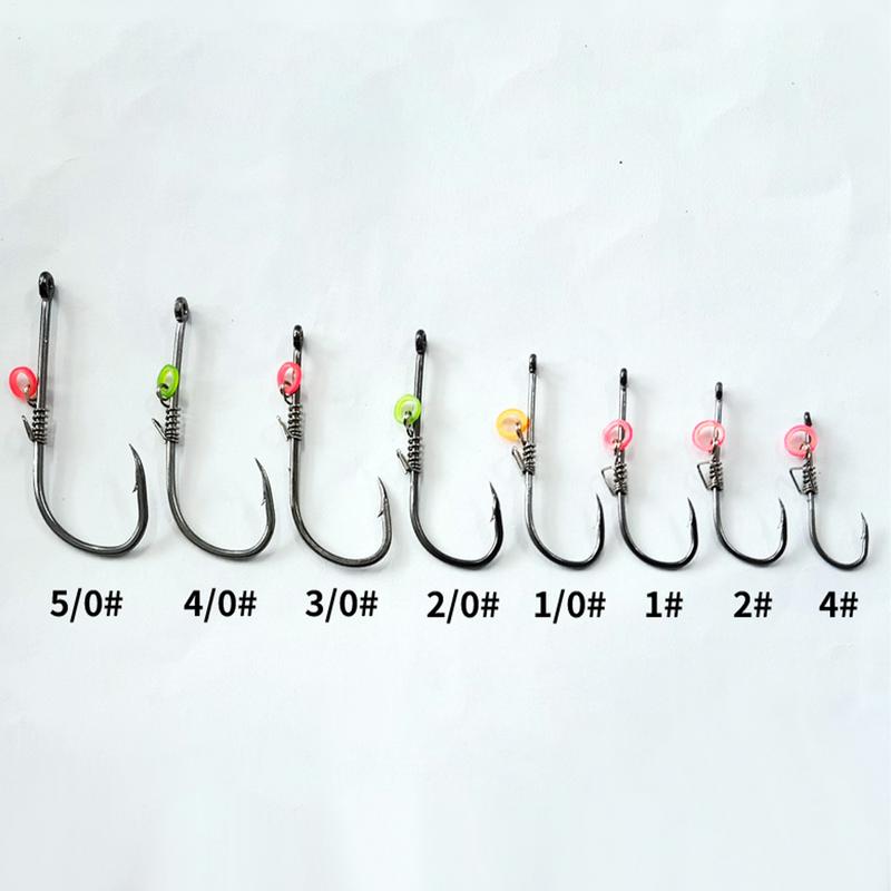 Live Shrimp Fixed Hooks Saltwater Offset Fishing Hooks Reusable Fisherman Tool Portable Fish Accessories with Storage Box
