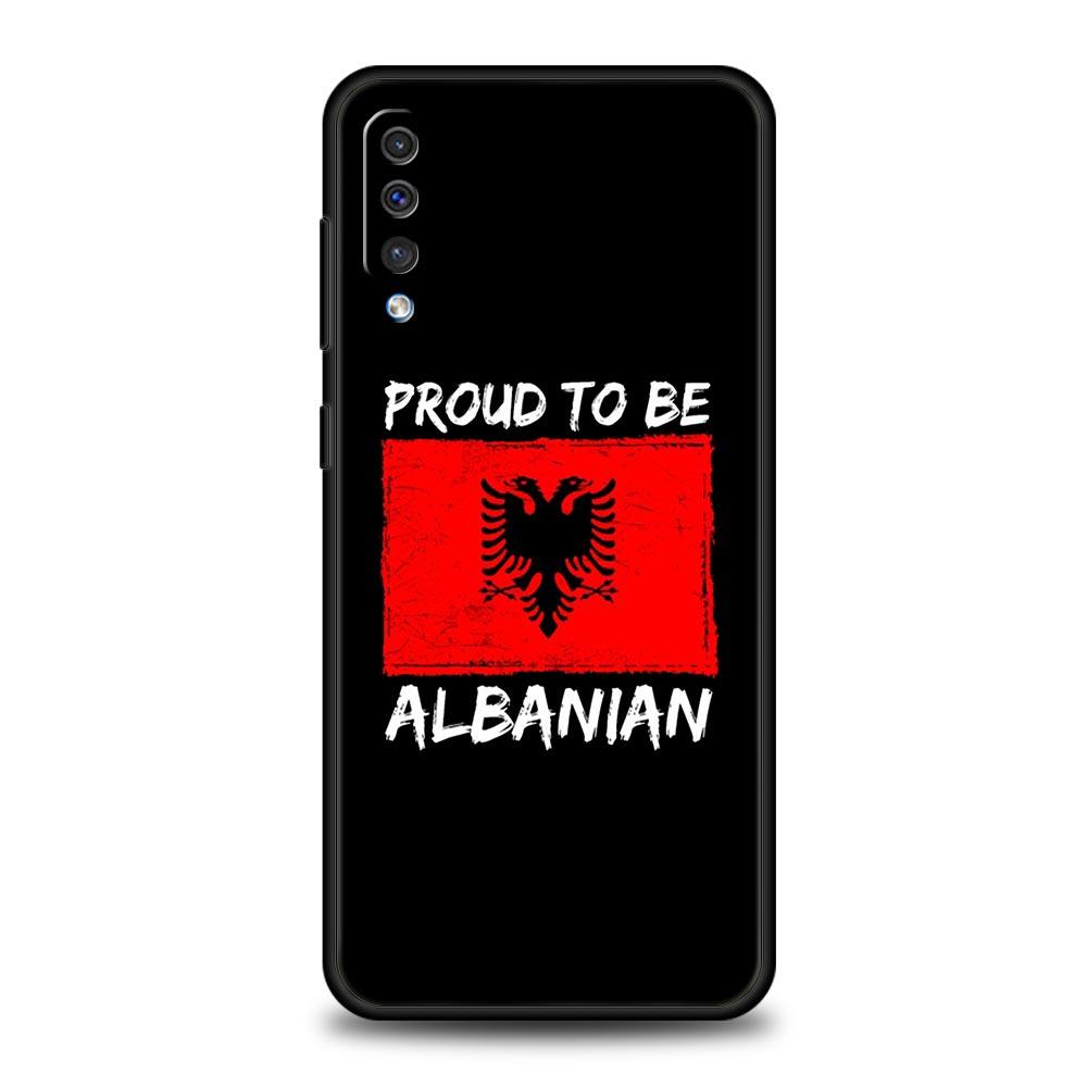 Albania Albanians Flag Phone Case For Samsung A52 A14 A50 A70 A10 A30 A40 A20S A20E A02S A12 A22 A34 A42 A32 5G A54 A04s Cover