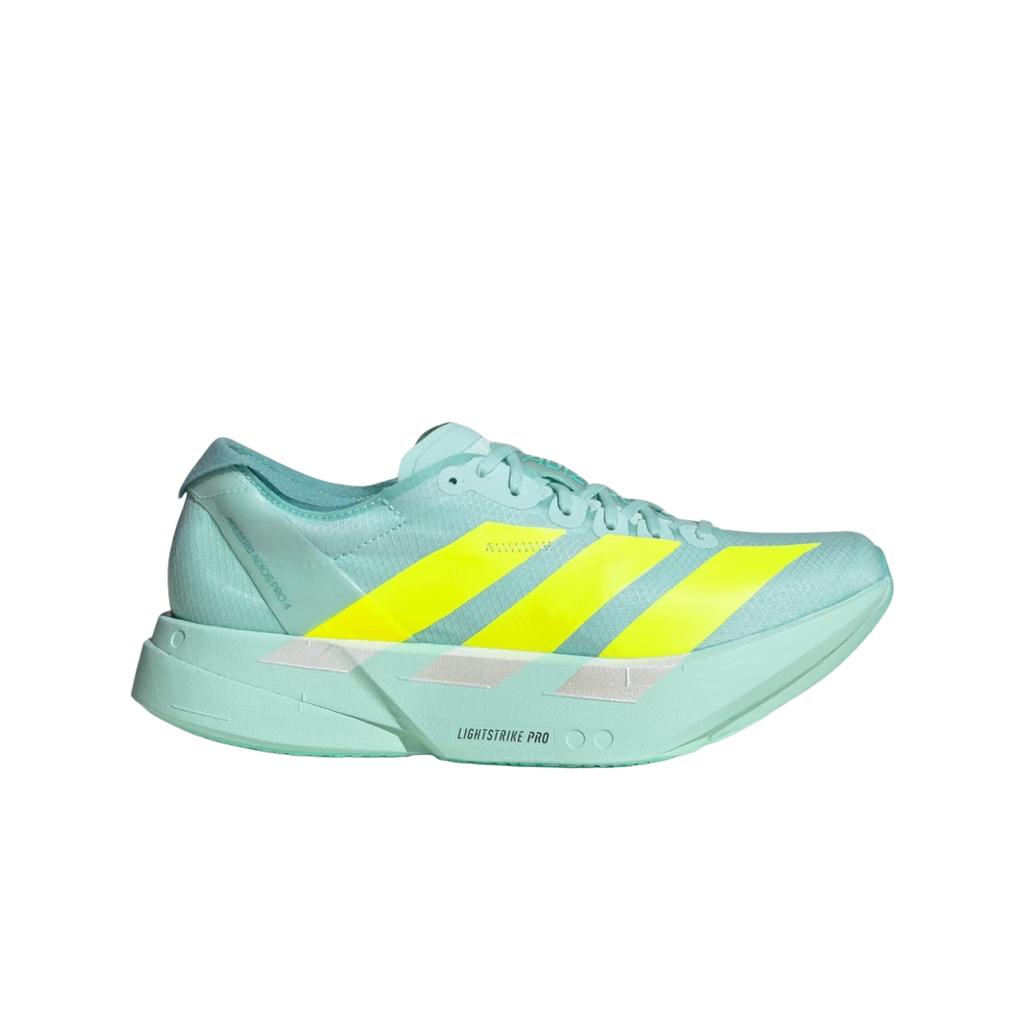 adidas Adizero Adios Pro 4 Semi Flash Aqua Lucid Lemon Scarpe da Ginnastica da Donna Verde Acqua Menta-Tono JR1243
