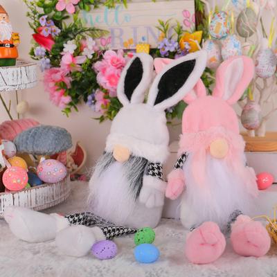 Easter Long Legs Bunny Doll Ornaments Cute Elf Doll Home Festive Decoration Items