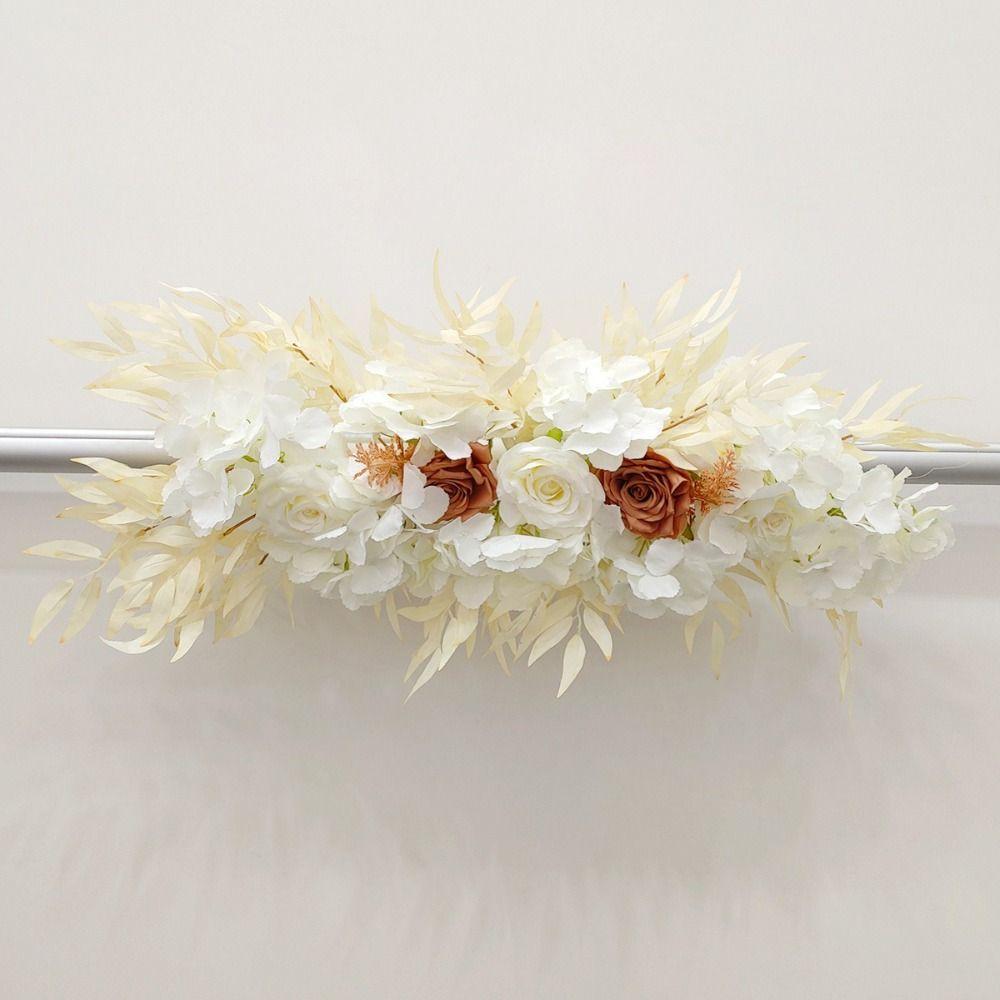 Peonies Rose Mix Flower Wreath Simulation Flower Wedding Arch Flowers Wedding Decor