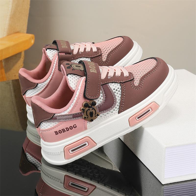 

Babu bean boys shoes 2025 new summer single net breathable children s sports shoes primary school school board shoes tide 37