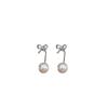 Elegantes Pendientes Largos de Lazo con Borlas y Diamantes para Mujer