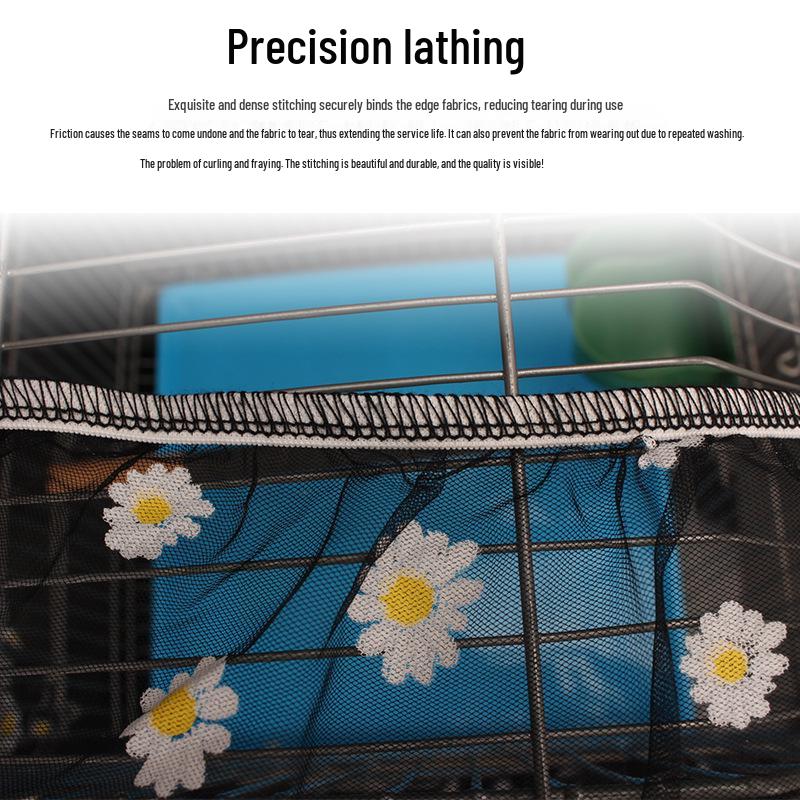 Universal Anti-Splash and Anti-Feather Birdcage Cover with Mosquito Net