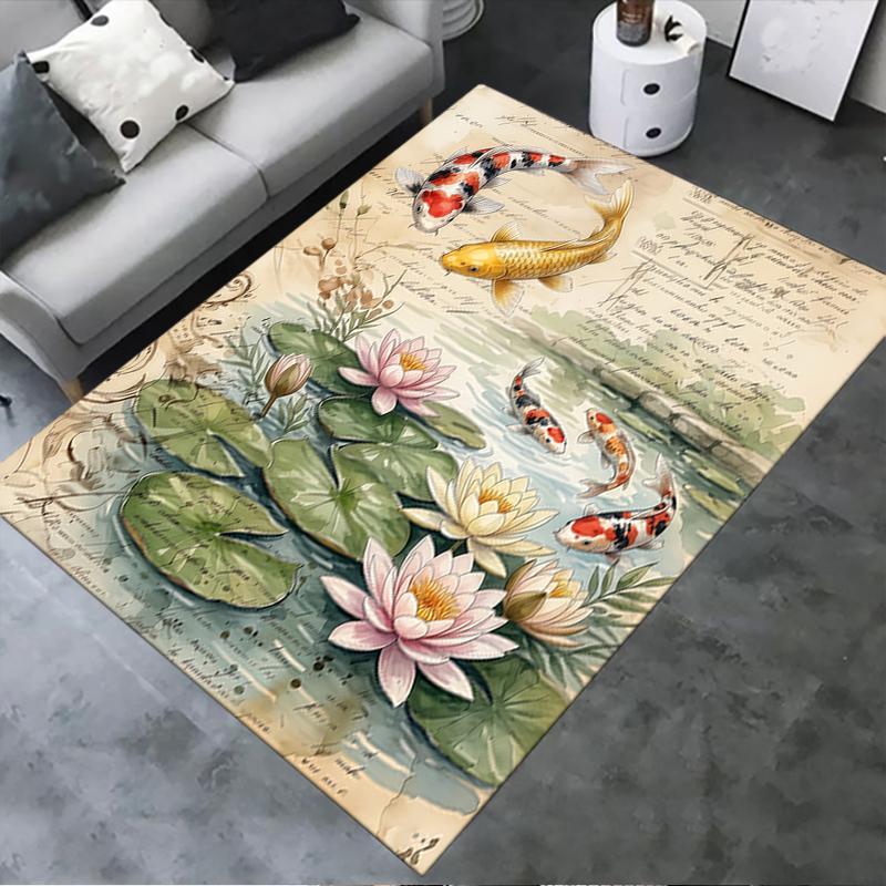 2025 New Retro Animals Carpet Rug for Living Room Bedroom Home Sofa Decoration,Kids play Non-slip Floor Mat