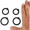 4PCS Silicone Cock Rings Set for Men Enhances Stamina Waterproof Multiple Size Options