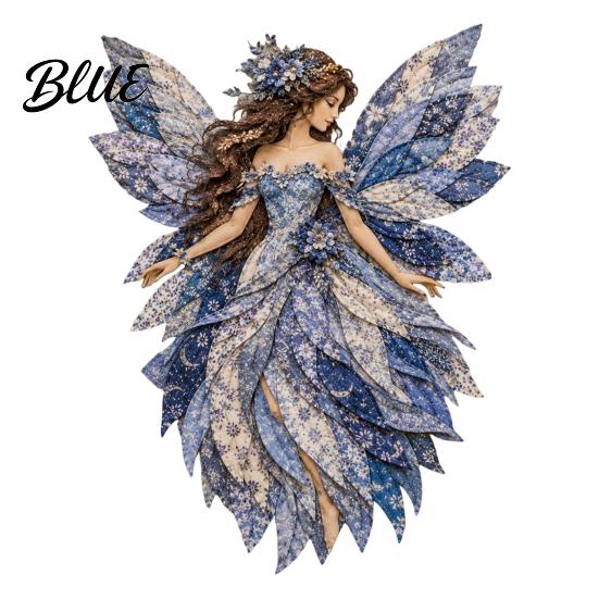 Artistic Patchwork Project Craft Kit Layered Fabric DIY Kit Flower Fairy Sewing Floral for Adults