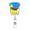 New Glitter Nurse Doctor Retractable Badge Reels Kawaii Cartoon Medical Theme Badge Reels Id/Ic Card Holder Hospital Supplies