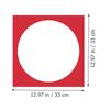 20Pcs Paper Art Frame Border Square Outer Round Inner Sketch Paper Mat  Kid Drawing Creation